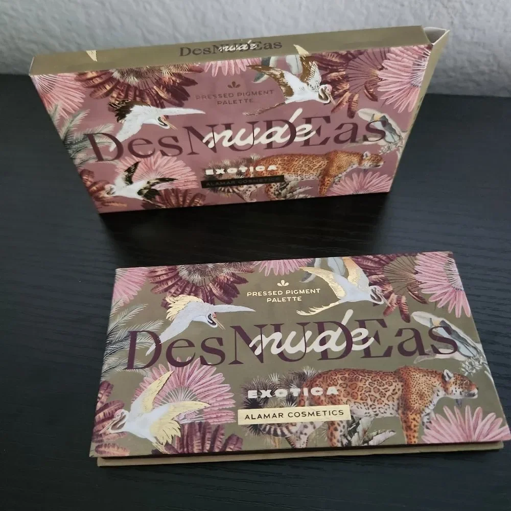 Alamar Cosmetics Exotica DesNUDEas Pressed Pigment Eyeshadow Palette 8 Shades